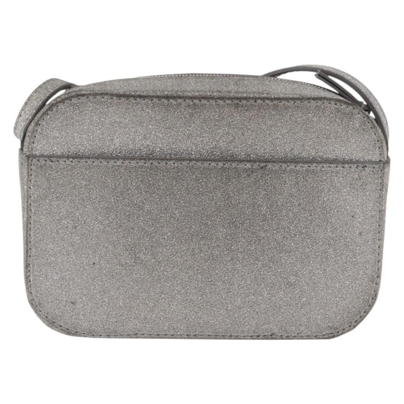 BALENCIAGA Everyday Camera Bag XS Shoulder Bag Leather Silver 552372 Auth 157590