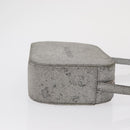 BALENCIAGA Everyday Camera Bag XS Shoulder Bag Leather Silver 552372 Auth 157590-3