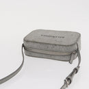 BALENCIAGA Everyday Camera Bag XS Shoulder Bag Leather Silver 552372 Auth 157590-6