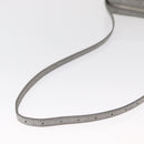 BALENCIAGA Everyday Camera Bag XS Shoulder Bag Leather Silver 552372 Auth 157590-7