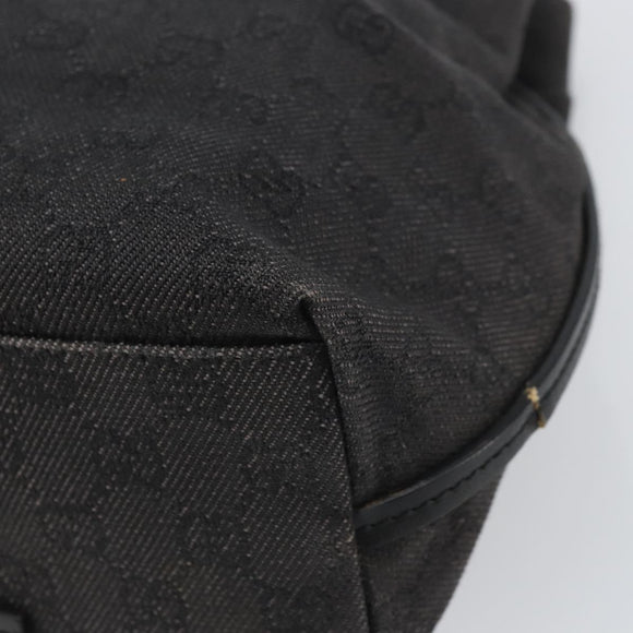 GUCCI GG Canvas Shoulder Bag Outlet Dark Brown 101341 Auth 157591