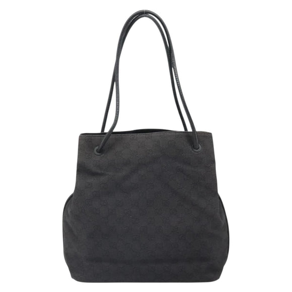 GUCCI GG Canvas Shoulder Bag Outlet Dark Brown 101341 Auth 157591