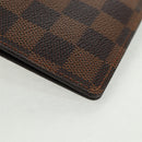 LOUIS VUITTON Damier Ebene Agenda Poche Note Cover R20703 LV Auth 157594V-16