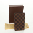 LOUIS VUITTON Damier Ebene Agenda Poche Note Cover R20703 LV Auth 157594V-12