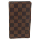 LOUIS VUITTON Damier Ebene Agenda Poche Note Cover R20703 LV Auth 157594V-2