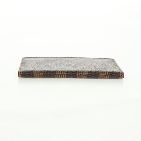LOUIS VUITTON Damier Ebene Agenda Poche Note Cover R20703 LV Auth 157594V