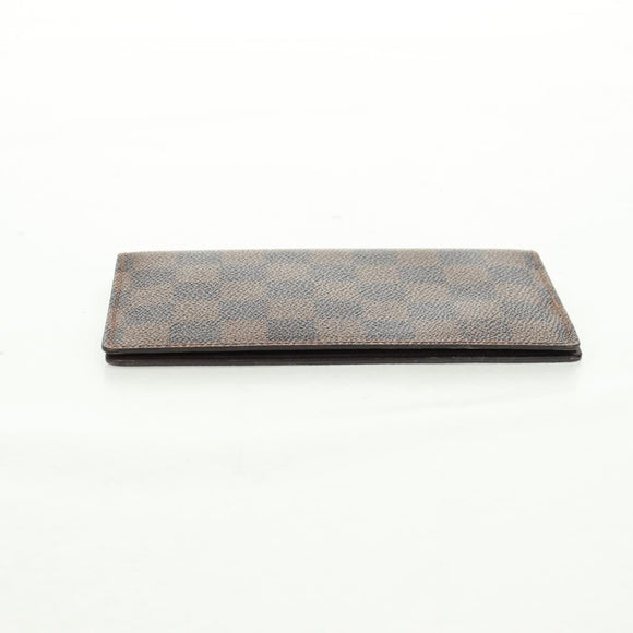LOUIS VUITTON Damier Ebene Agenda Poche Note Cover R20703 LV Auth 157594V