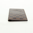 LOUIS VUITTON Damier Ebene Agenda Poche Note Cover R20703 LV Auth 157594V-6