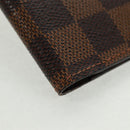LOUIS VUITTON Damier Ebene Agenda Poche Note Cover R20703 LV Auth 157594V-14