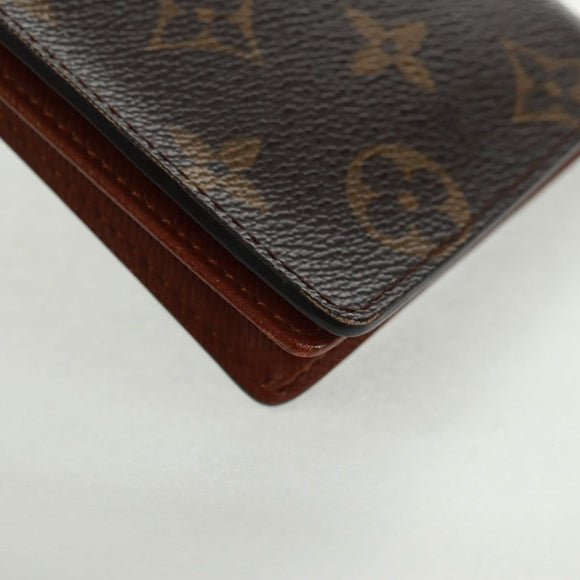LOUIS VUITTON Monogram Portefeuille Brazza Long Wallet M66540 LV Auth 157595V