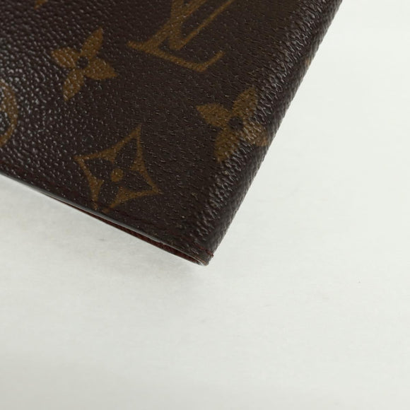 LOUIS VUITTON Monogram Portefeuille Brazza Long Wallet M66540 LV Auth 157595V