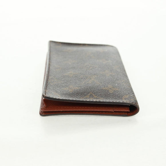 LOUIS VUITTON Monogram Portefeuille Brazza Long Wallet M66540 LV Auth 157595V