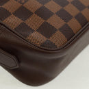 LOUIS VUITTON Damier Ebene Trousse Toilette 25 Clutch Bag N47624 LV Auth 157599V-15