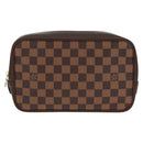 LOUIS VUITTON Damier Ebene Trousse Toilette 25 Clutch Bag N47624 LV Auth 157599V-13