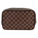 LOUIS VUITTON Damier Ebene Trousse Toilette 25 Clutch Bag N47624 LV Auth 157599V-2