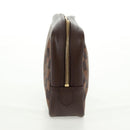 LOUIS VUITTON Damier Ebene Trousse Toilette 25 Clutch Bag N47624 LV Auth 157599V-4
