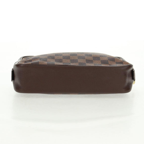 LOUIS VUITTON Damier Ebene Trousse Toilette 25 Clutch Bag N47624 LV Auth 157599V