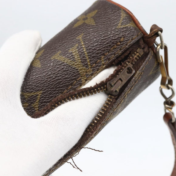 LOUIS VUITTON Monogram Papillon Pouch LV Auth 157601