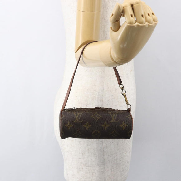 LOUIS VUITTON Monogram Papillon Pouch LV Auth 157601