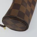 LOUIS VUITTON Damier Ebene Papillon Pouch LV Auth 157603-14