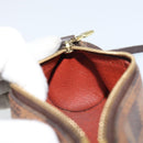 LOUIS VUITTON Damier Ebene Papillon Pouch LV Auth 157603-17