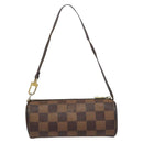 LOUIS VUITTON Damier Ebene Papillon Pouch LV Auth 157603-2