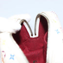 LOUIS VUITTON Monogram Multicolor Trousse Wapity Pouch White M58033 Auth 157605-18