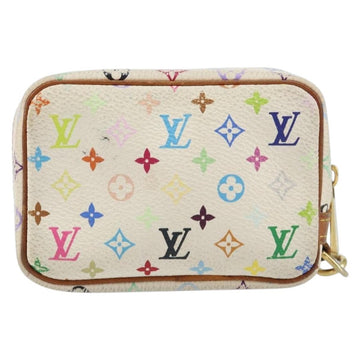LOUIS VUITTON Monogram Multicolor Trousse Wapity Pouch White M58033 Auth 157605 - 0