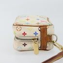 LOUIS VUITTON Monogram Multicolor Trousse Wapity Pouch White M58033 Auth 157605-4