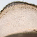 LOUIS VUITTON Monogram Trousse Demi Ronde Cosmetic Pouch M47520 LV Auth 157606-8