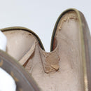 LOUIS VUITTON Monogram Trousse Demi Ronde Cosmetic Pouch M47520 LV Auth 157606-19