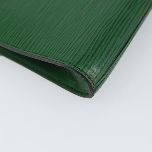 LOUIS VUITTON Epi Art Deco Clutch Bag Green M52634 LV Auth 157611