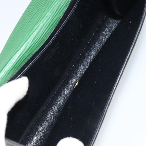 LOUIS VUITTON Epi Art Deco Clutch Bag Green M52634 LV Auth 157611