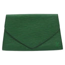 LOUIS VUITTON Epi Art Deco Clutch Bag Green M52634 LV Auth 157611-13