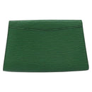 LOUIS VUITTON Epi Art Deco Clutch Bag Green M52634 LV Auth 157611-2