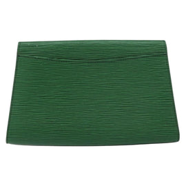 LOUIS VUITTON Epi Art Deco Clutch Bag Green M52634 LV Auth 157611 - 0