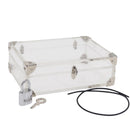 LOUIS VUITTON Monogram Love Message Mini Trunk Plastic Clear M99079 Auth 157612V-1