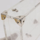 LOUIS VUITTON Monogram Love Message Mini Trunk Plastic Clear M99079 Auth 157612V-15