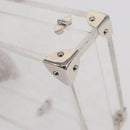 LOUIS VUITTON Monogram Love Message Mini Trunk Plastic Clear M99079 Auth 157612V-16