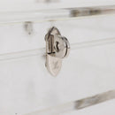 LOUIS VUITTON Monogram Love Message Mini Trunk Plastic Clear M99079 Auth 157612V-8