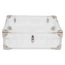 LOUIS VUITTON Monogram Love Message Mini Trunk Plastic Clear M99079 Auth 157612V-13