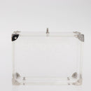 LOUIS VUITTON Monogram Love Message Mini Trunk Plastic Clear M99079 Auth 157612V-6