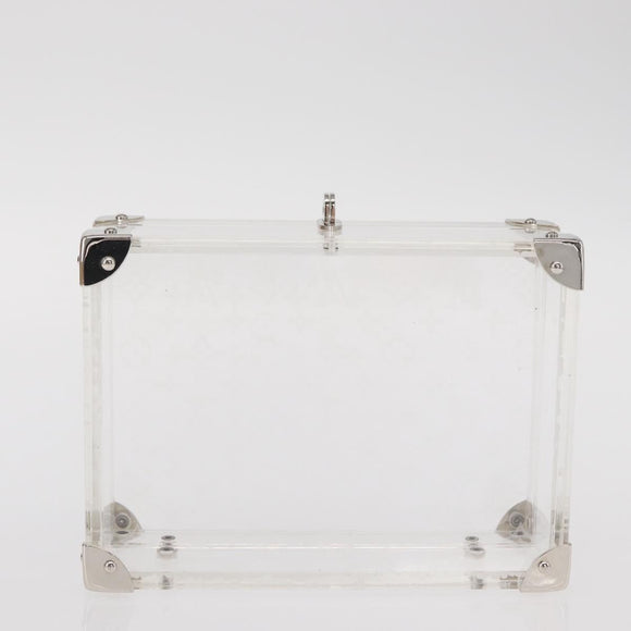 LOUIS VUITTON Monogram Love Message Mini Trunk Plastic Clear M99079 Auth 157612V