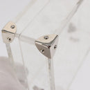 LOUIS VUITTON Monogram Love Message Mini Trunk Plastic Clear M99079 Auth 157612V-7