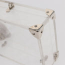 LOUIS VUITTON Monogram Love Message Mini Trunk Plastic Clear M99079 Auth 157612V-14