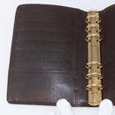 LOUIS VUITTON Damier Ebene Agenda MM Day Planner Cover R20240 LV Auth 157613-18