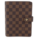 LOUIS VUITTON Damier Ebene Agenda MM Day Planner Cover R20240 LV Auth 157613-13