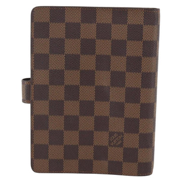 LOUIS VUITTON Damier Ebene Agenda MM Day Planner Cover R20240 LV Auth 157613 - 0