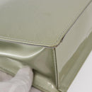 LOUIS VUITTON Monogram Vernis Spring Street Hand Bag Gris M91029 LV Auth 157614V-12