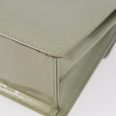 LOUIS VUITTON Monogram Vernis Spring Street Hand Bag Gris M91029 LV Auth 157614V-13